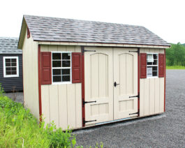 8x12 Painted Cape Shed.