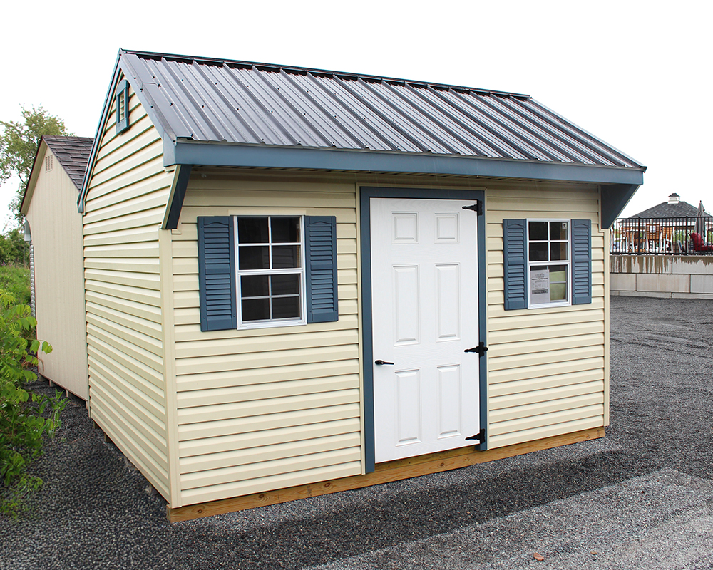 10x12 Vinyl Quaker Shed.