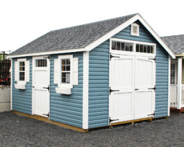 12x14 Deluxe Vinyl Cape Shed.