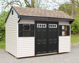 LC242127 8x12 Vinyl Quaker Shed.