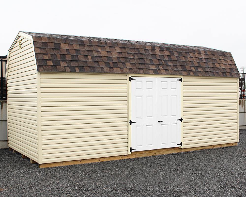 10x20 Vinyl Dutch Barn Shed.
