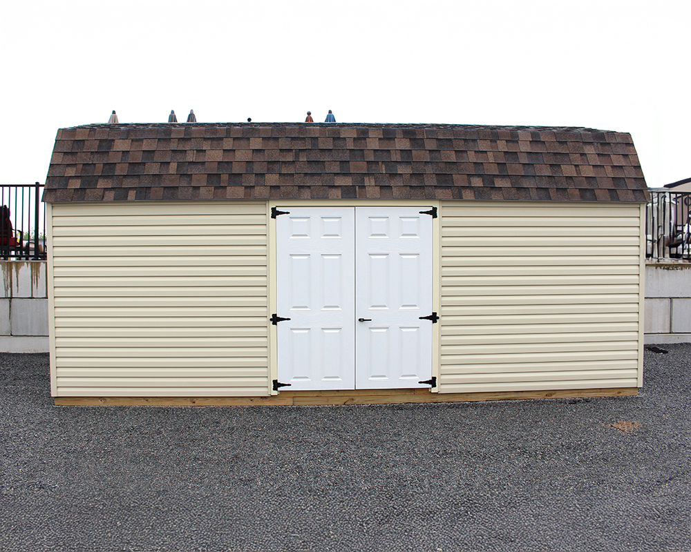 10x20 Vinyl Dutch Barn Shed.
