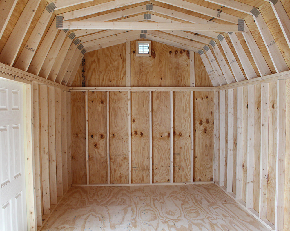 10x20 Vinyl Dutch Barn Shed.