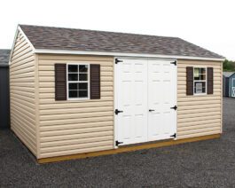 12x16 Vinyl A-Frame Shed.