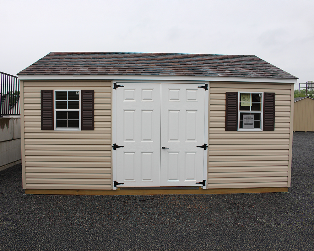 12x16 Vinyl A-Frame Shed.