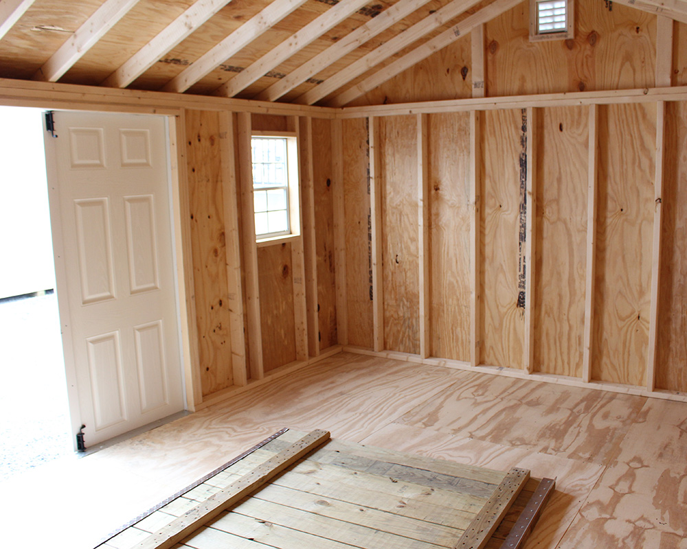 12x16 Vinyl A-Frame Shed.