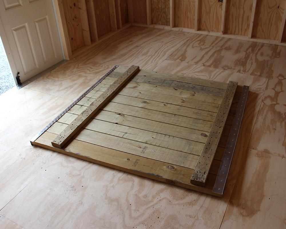 12x16 Vinyl A-Frame Shed.