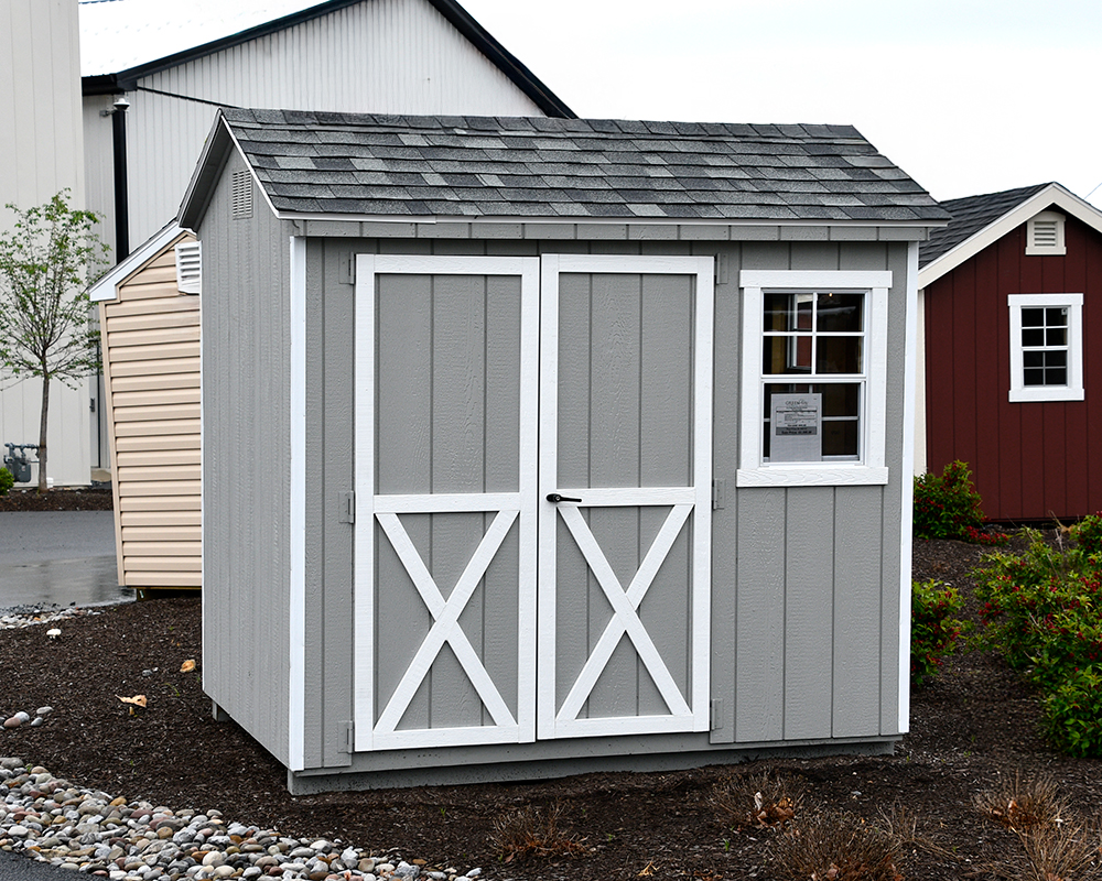 6x8 Painted A-Frame Shed.