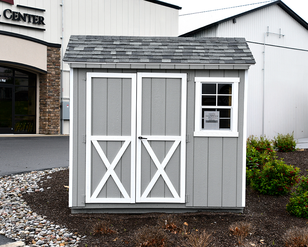 6x8 Painted A-Frame Shed.
