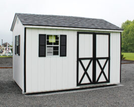 8x12 Painted A-Frame Shed.