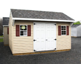 10x14 Vinyl Quaker Shed.