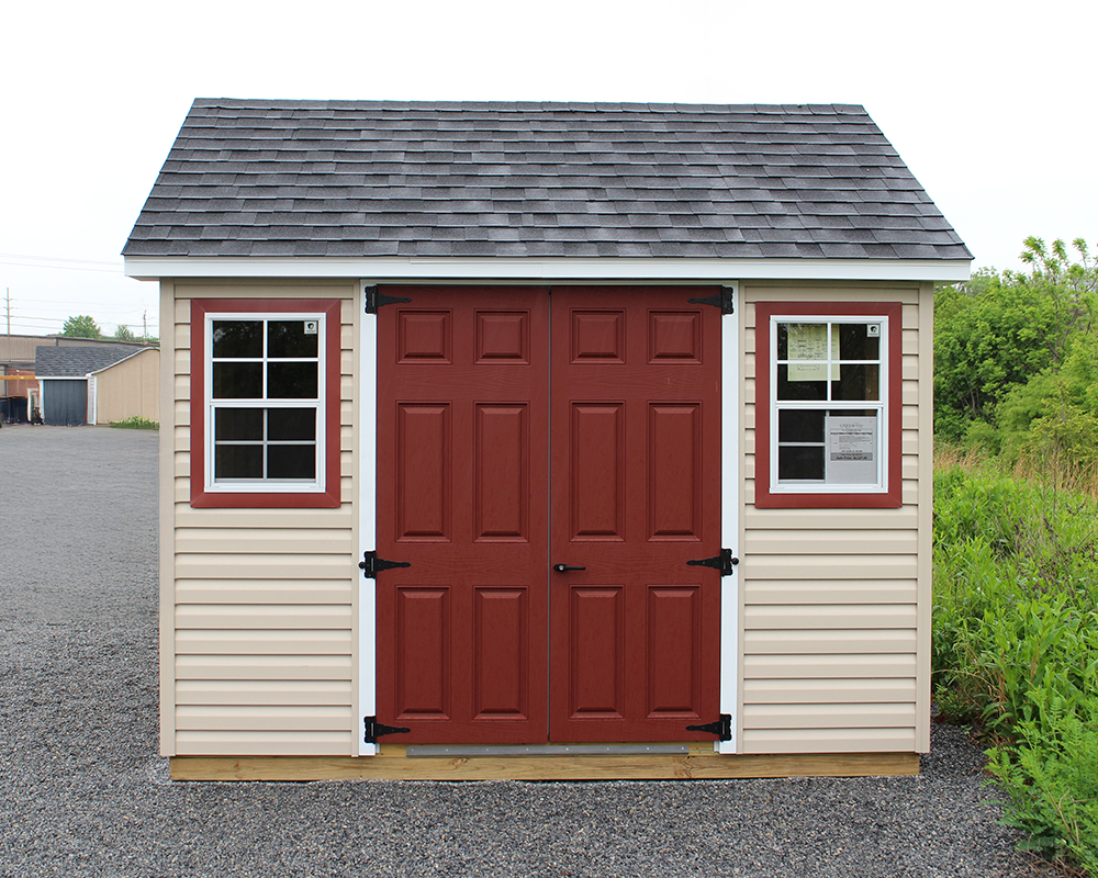 10x10 Vinyl Cape Shed.