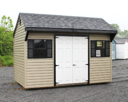 8x12 Vinyl Quaker Shed.
