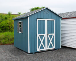 8x8 Painted A-Frame Shed.
