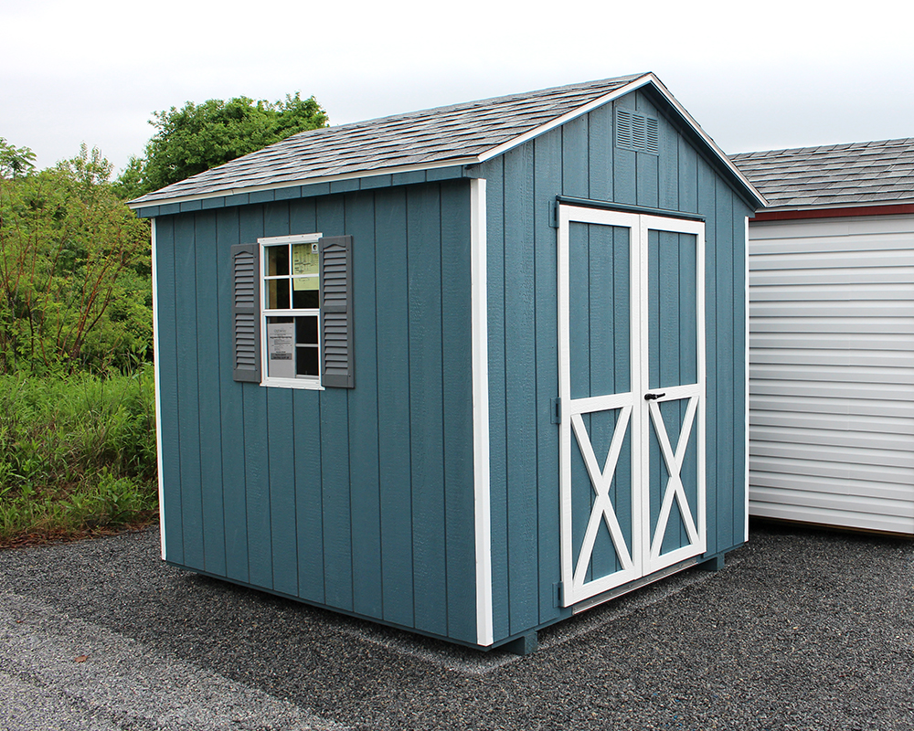 8x8 Painted A-Frame Shed.