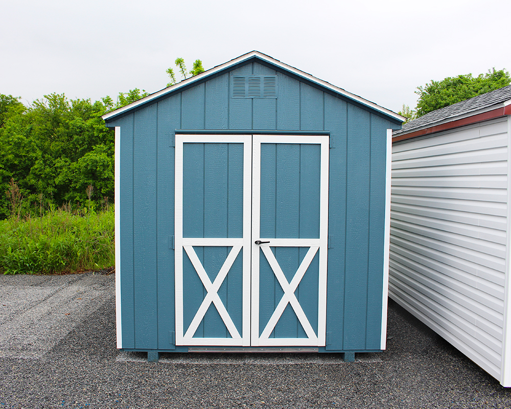 8x8 Painted A-Frame Shed.
