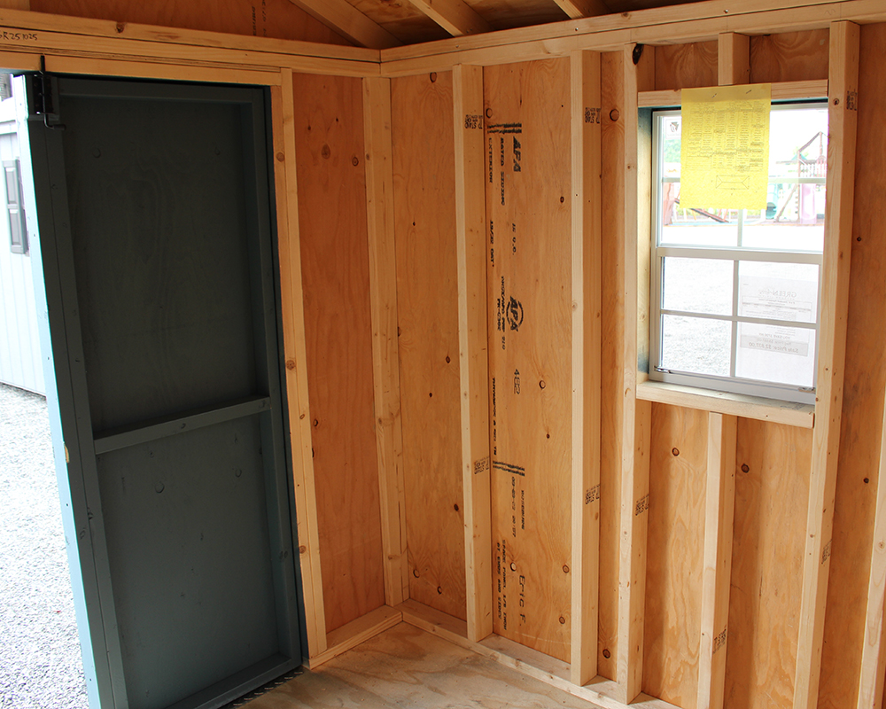 8x8 Painted A-Frame Shed.