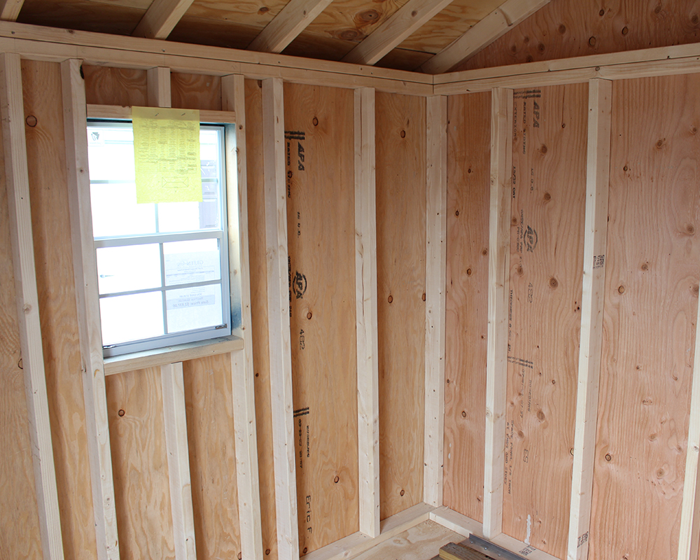 8x8 Painted A-Frame Shed.