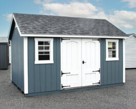 10x14 Deluxe Painted Cape Shed.