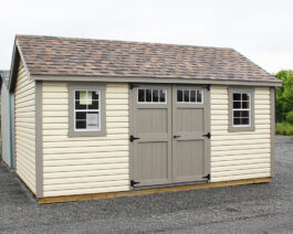 10x16 Deluxe Vinyl Cape Shed.