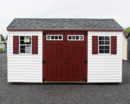8x14 Vinyl A-Frame Shed.