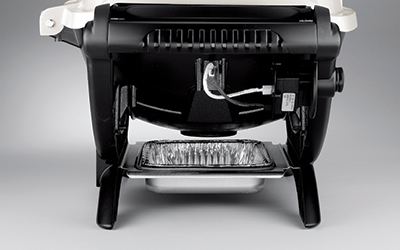 Weber Q1200 Grill Removable Grease Pan.