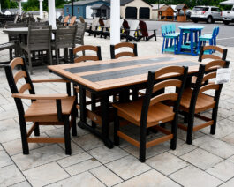 Seabreak 43" x 72" Dining Table Set.