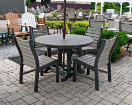 Bristol 48" Round Dining Table Set.