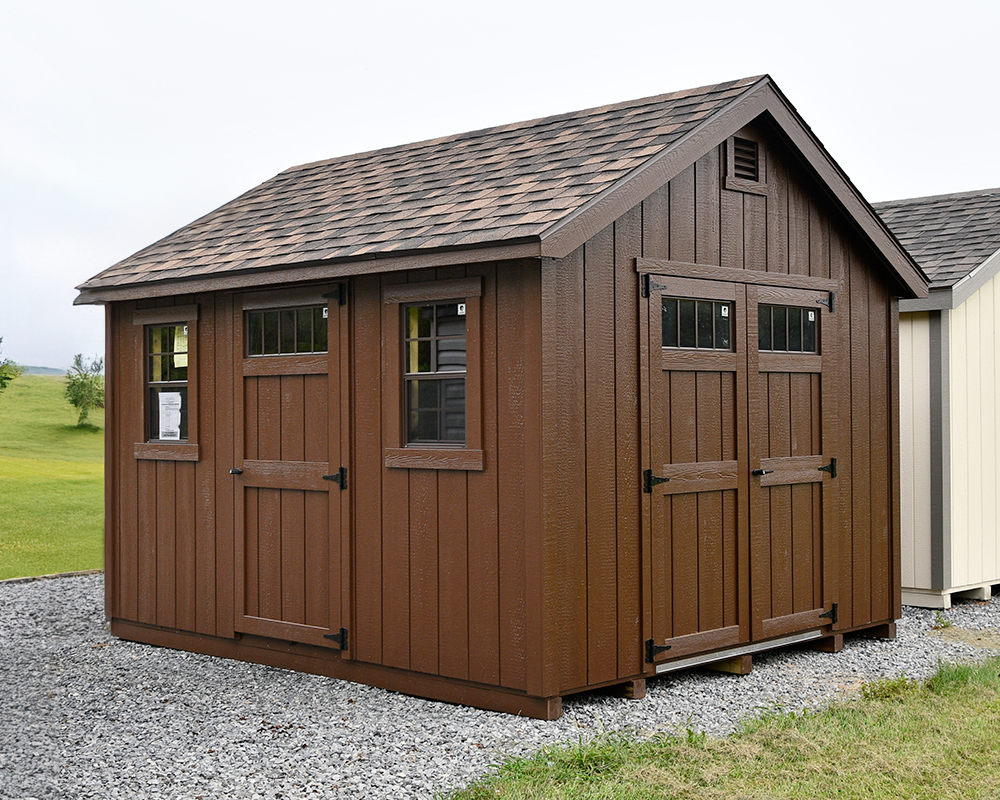 10x12 Deluxe Painted Cape Shed.