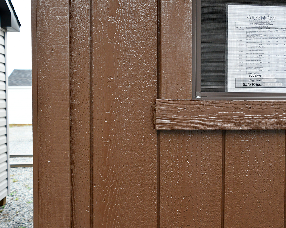 10x12 Deluxe Painted Cape Shed.