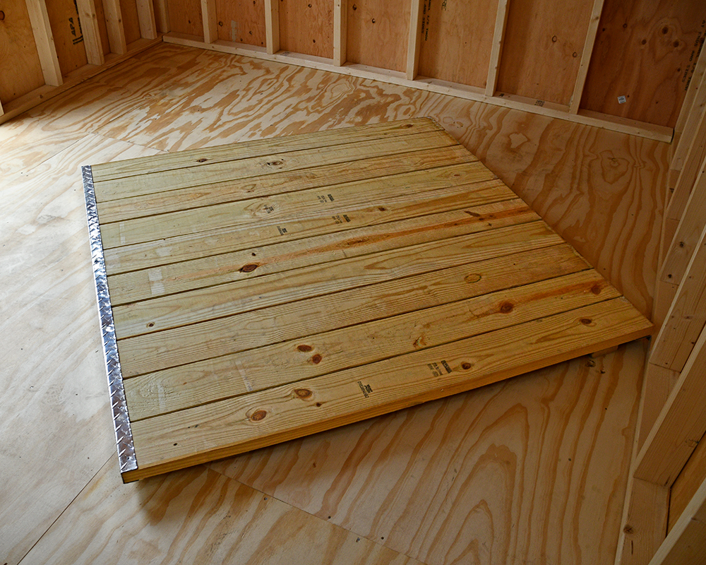 10x12 Deluxe Painted Cape Shed.