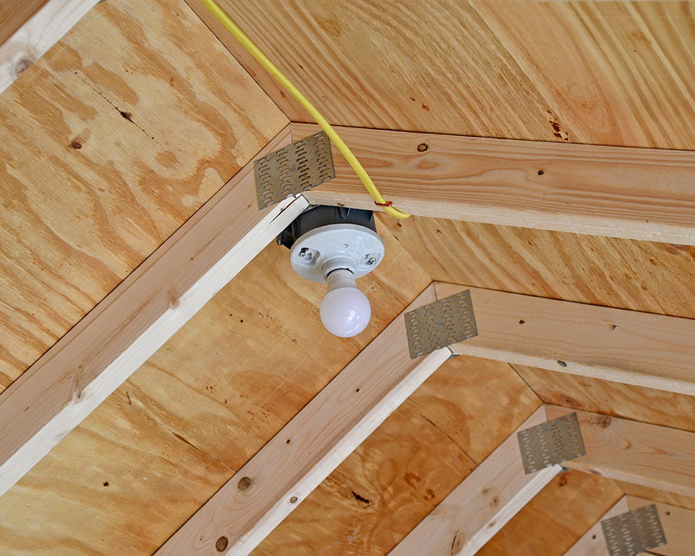 10x12 Deluxe Painted Cape Shed.