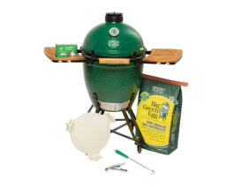 Large Big Green Egg in a Nest with Acacia Mates Package.