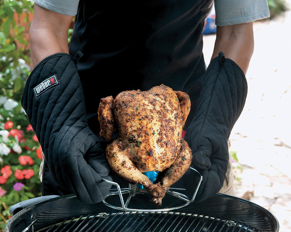 Weber Poultry Roaster.