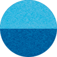 Aruba Blue on Bright Blue.