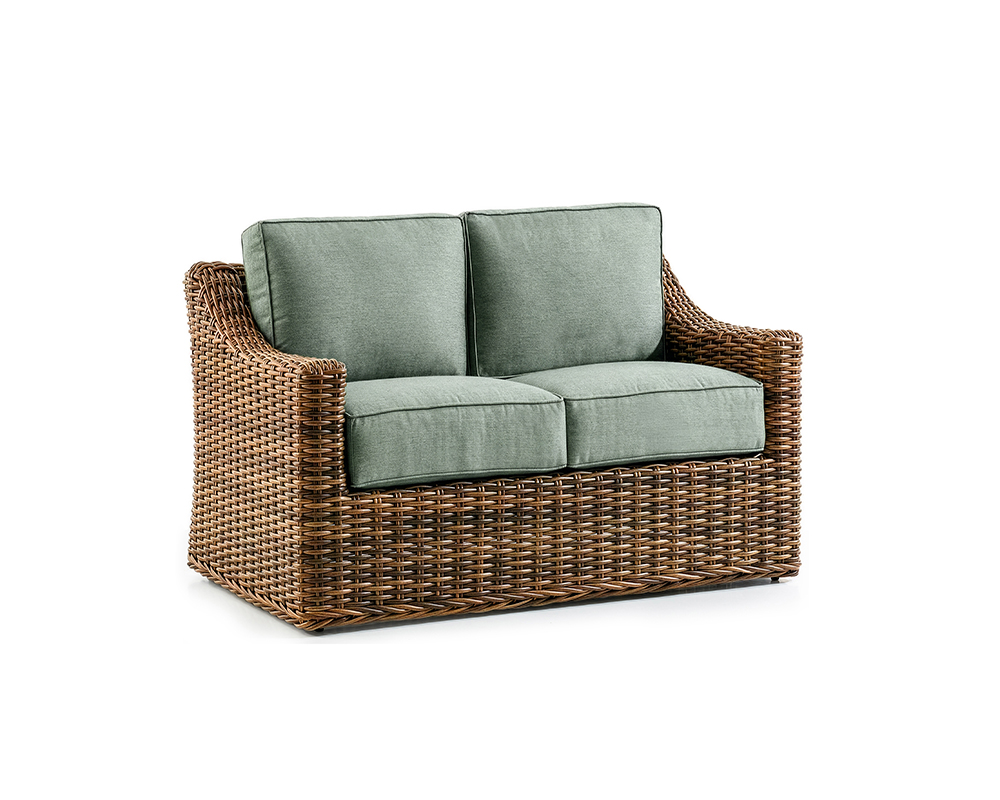 Erwin Miramar Resin Wicker loveseat.