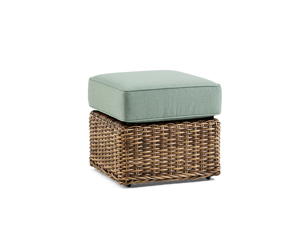 Erwin Miramar Resin Wicker ottoman.