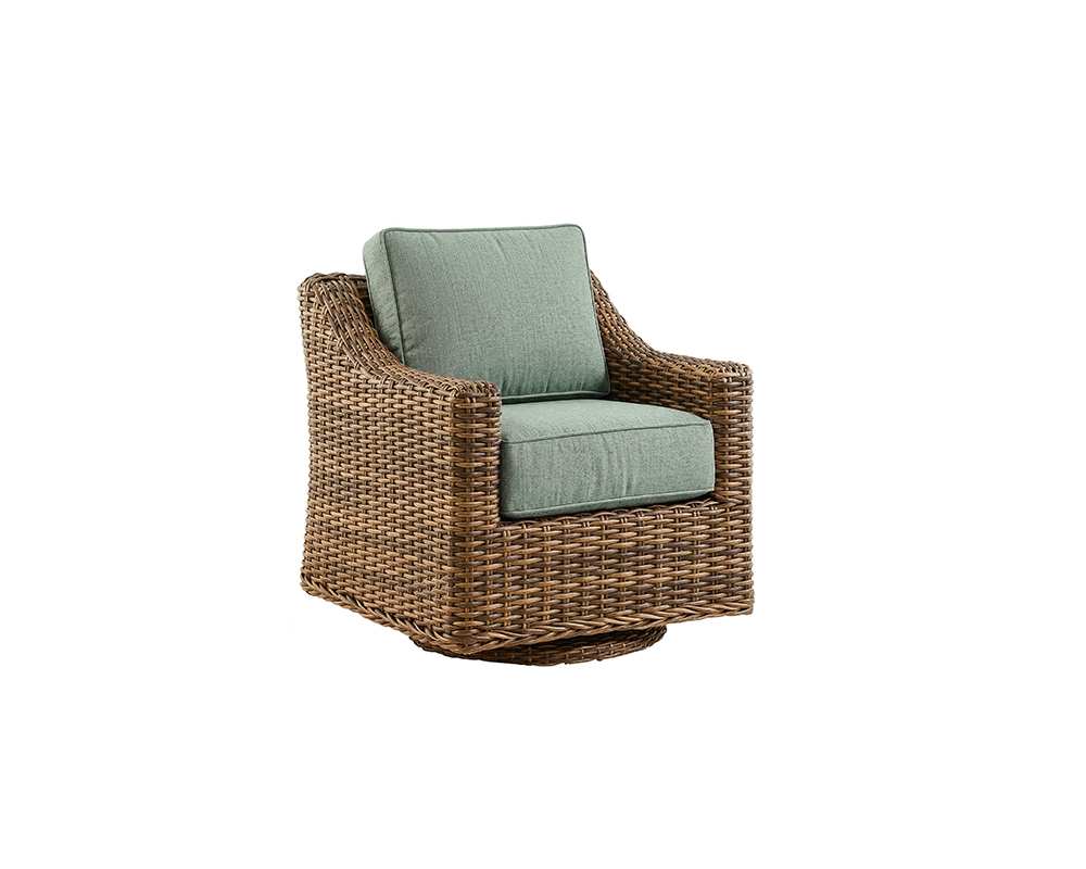 Erwin Miramar Resin Wicker swivel glider chair.