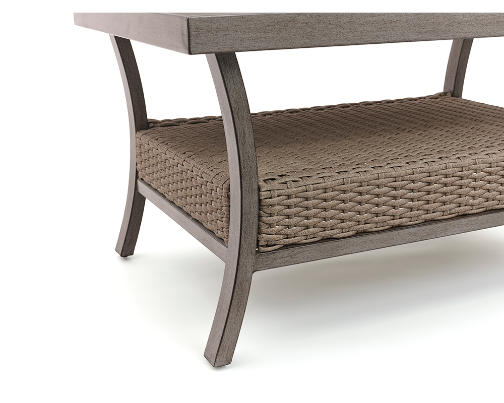 Agio Trenton II Patio Coffee Table Corner Detail