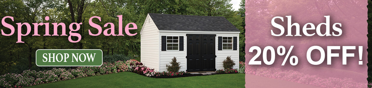 Spring Sale Sheds