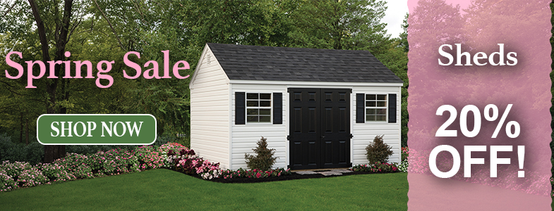 Spring Sale Sheds
