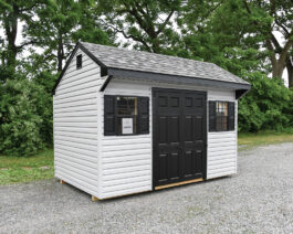 8x12 Standard Vinyl Quaker Shed