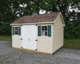 GR262017 10x12 Standard Vinyl Cape Shed.