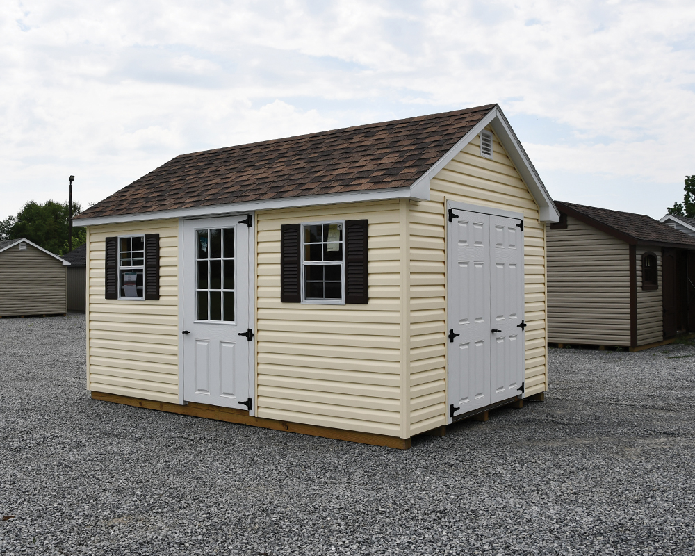 10x14 Standard Vinyl Cape Shed