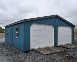 LC241006 24x24 Deluxe Painted Double-Wide Garage_01.