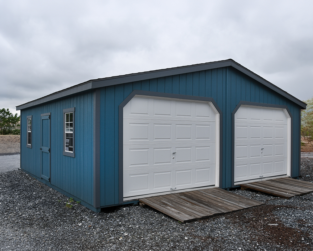 LC241006 24x24 Deluxe Painted Double-Wide Garage_01.