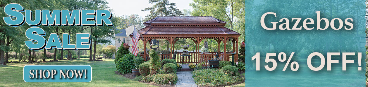 PA_Summer Sale_Gazebos_desktop Summer Gazebo Sale 2026