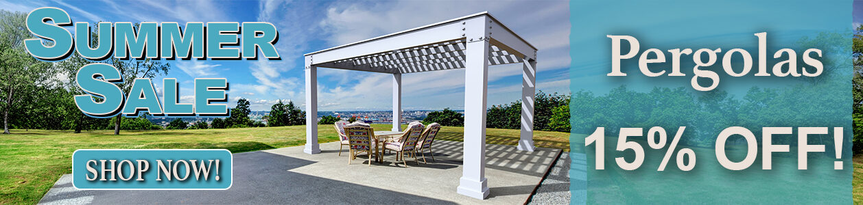PA_Summer Sale_Pergolas_desktop Summer Pergola Sale 2026.
