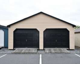 LC241007 24x28 Standard Vinyl Double-Wide-A-Frame Garage_01.