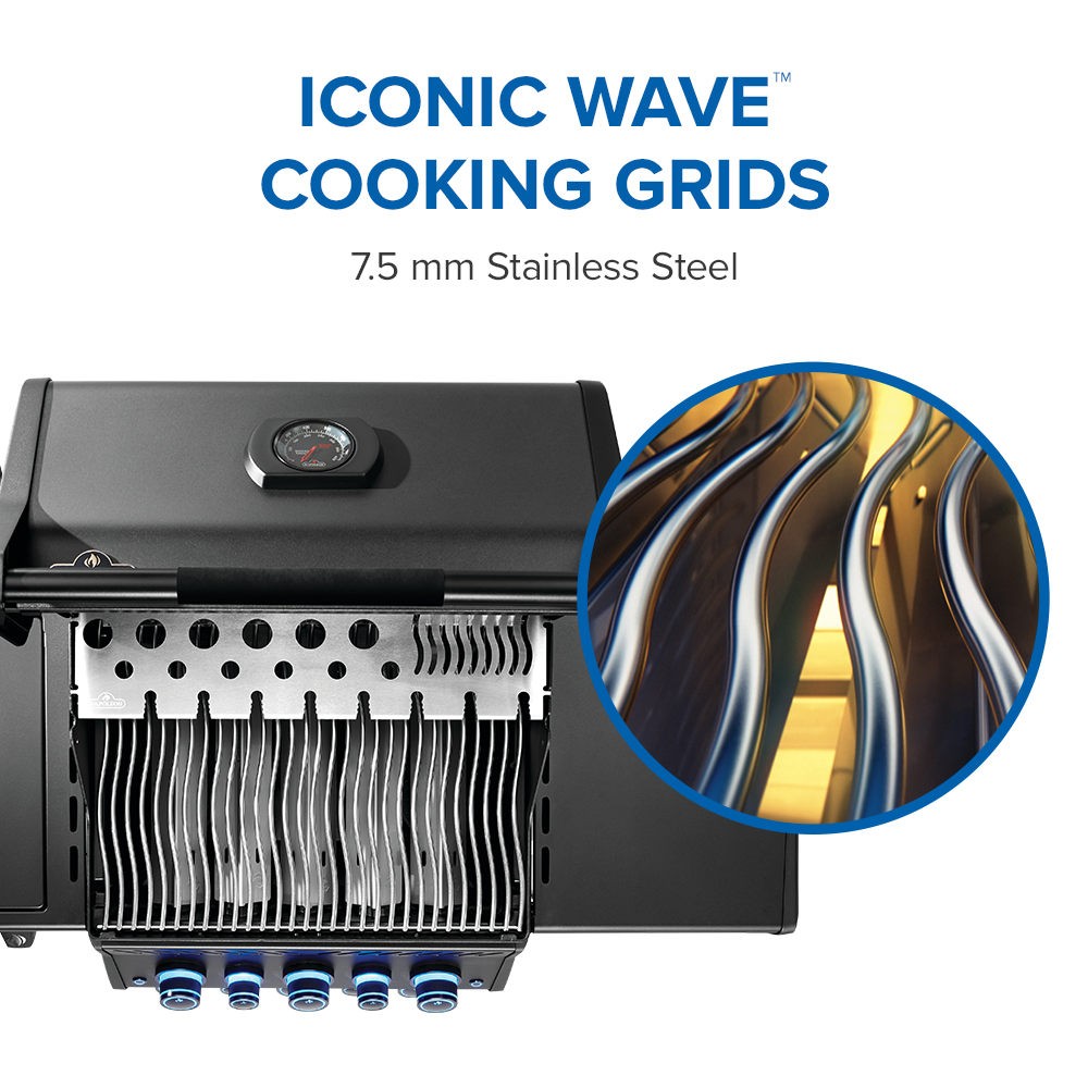 Phantom Prestige 500 Iconic Wave Cooking Grids.